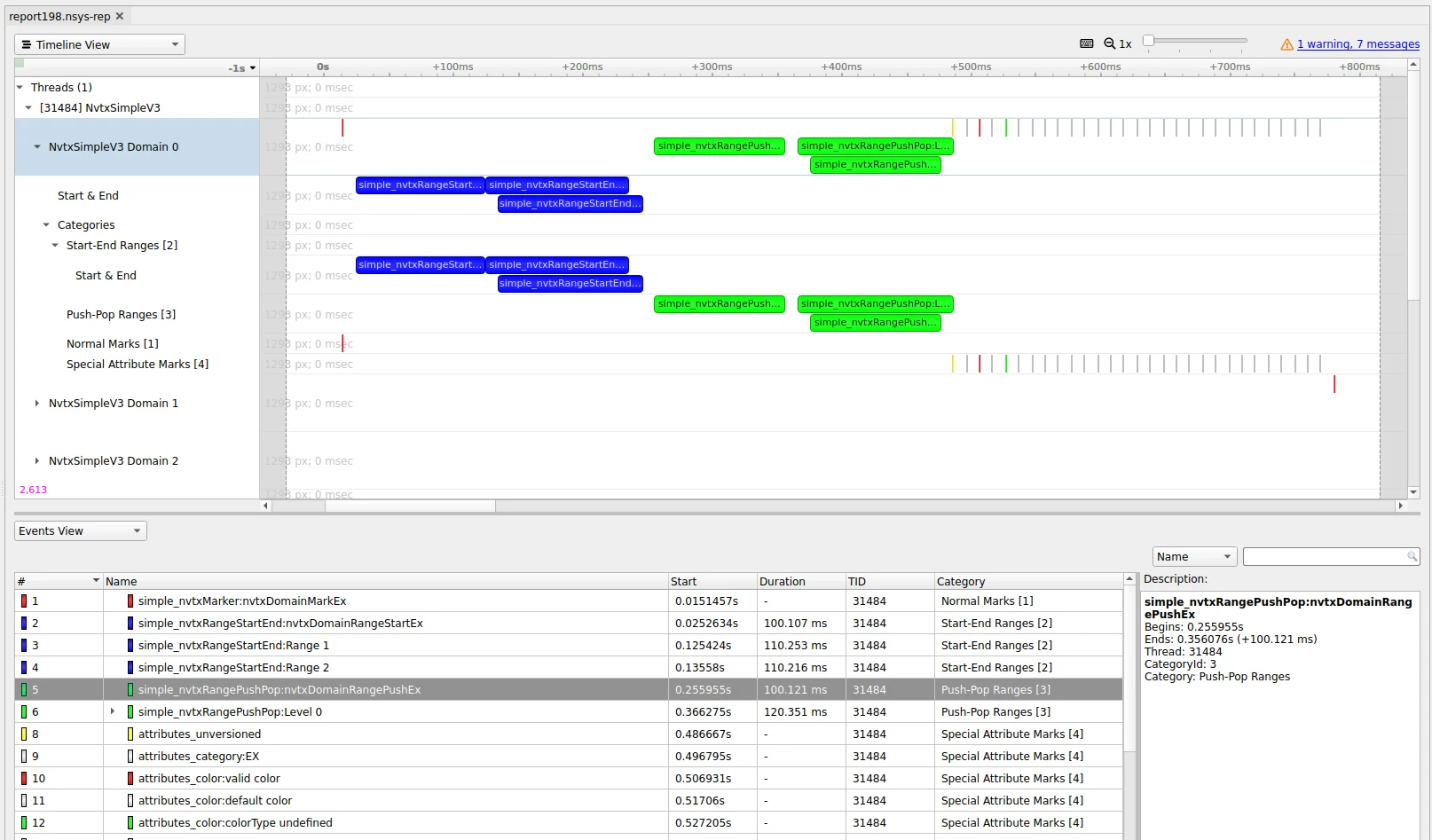 Nsight Systems 用 NVTX domain、category 与 range 标记业务阶段