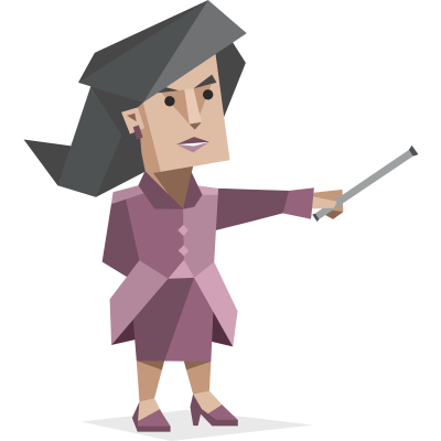 ENTJ 指挥官型人物插画