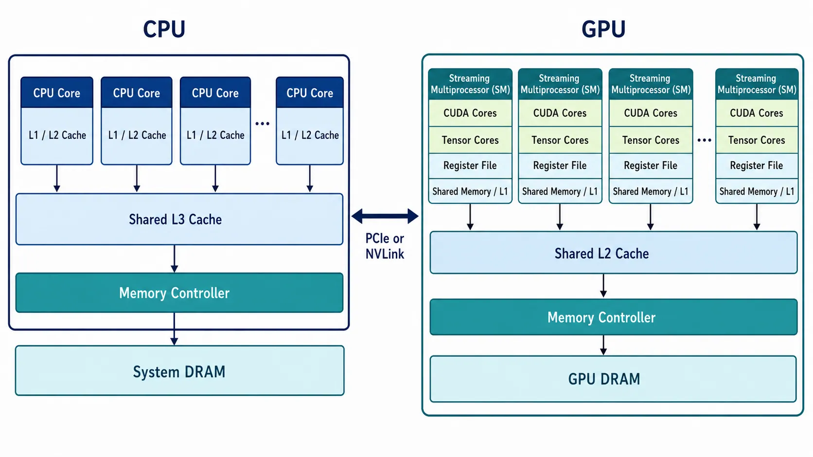 CPU 与 GPU 组织结构